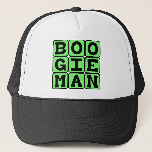 Boogie Man, Beängstigender Typ Truckerkappe (Vorderseite)