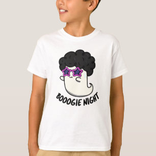 Boogie Night Funny Halloween Ghost Puff T-Shirt