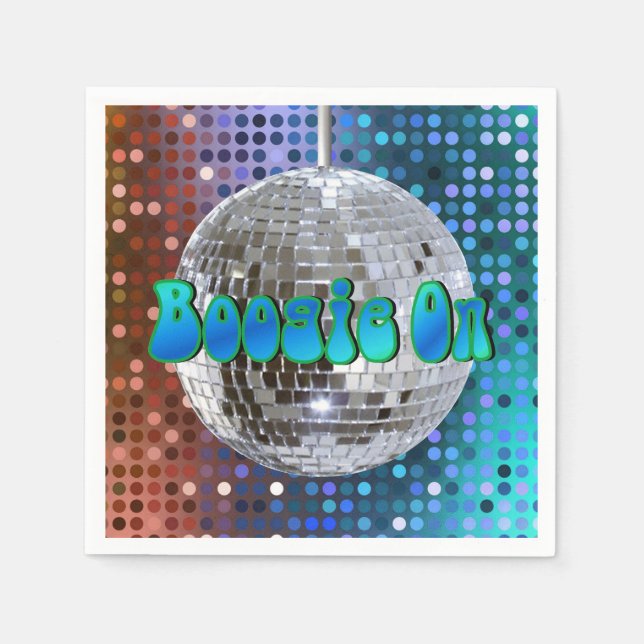 Boogie On! 1 Serviette (Vorderseite)