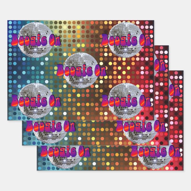 Boogie On! 2 Geschenkpapier Set (Set)