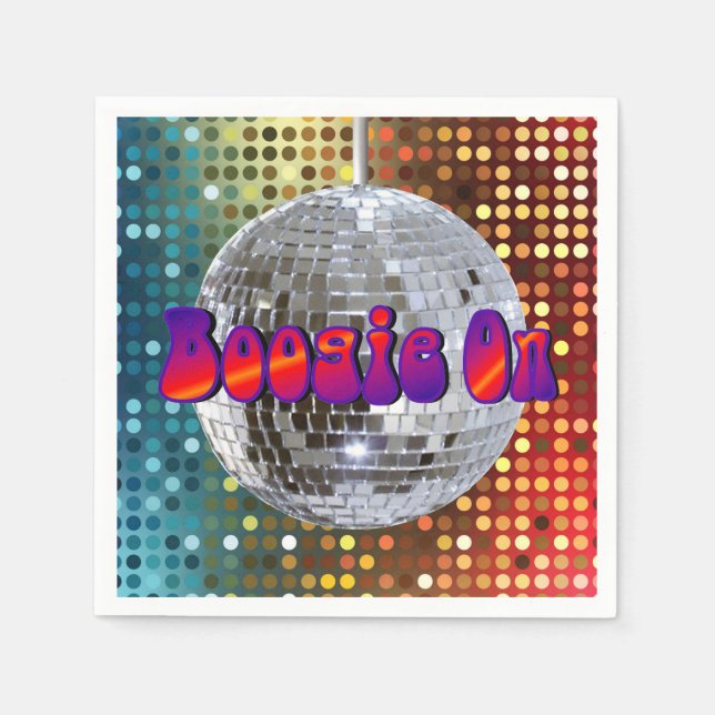 Boogie On! 2 Serviette (Vorderseite)