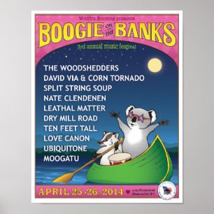 Boogie über das Plakat der Banken 2014