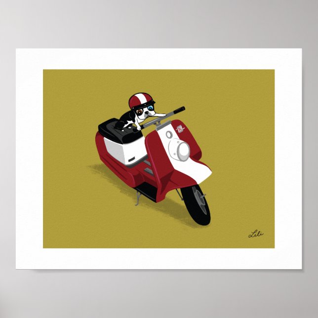 Boogie über Harley Poster (Vorne)