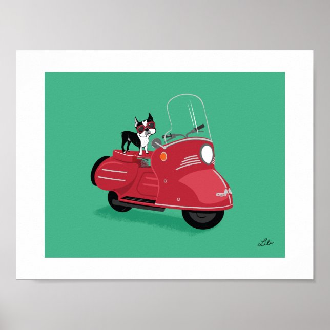 Boogie über Maicomobil Poster (Vorne)