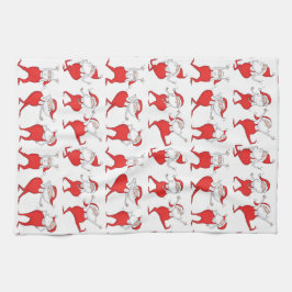 Boogie Woogie Santa Claus Ferienwohnungen Küche Ha Geschirrtuch