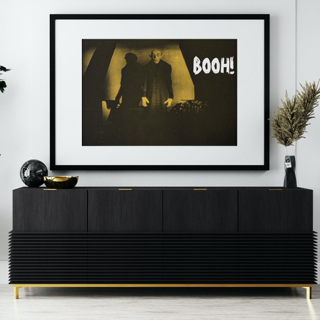 Booh Vampire Yellow Horror Nosferatu Poster (Von Creator hochgeladen)