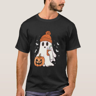 Boojee Ghost Drink Kaffee Lover Halloween Trick T-Shirt