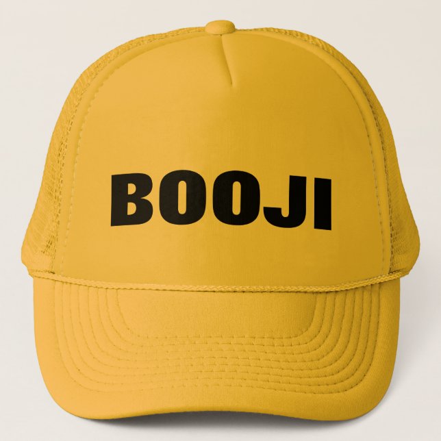 BOOJI YELLOW CAP TRUCKERKAPPE (Vorderseite)