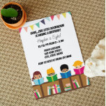 Book Birthday Invitation Einladung<br><div class="desc">The cutest book birthday invitation for the bookworm in your life</div>