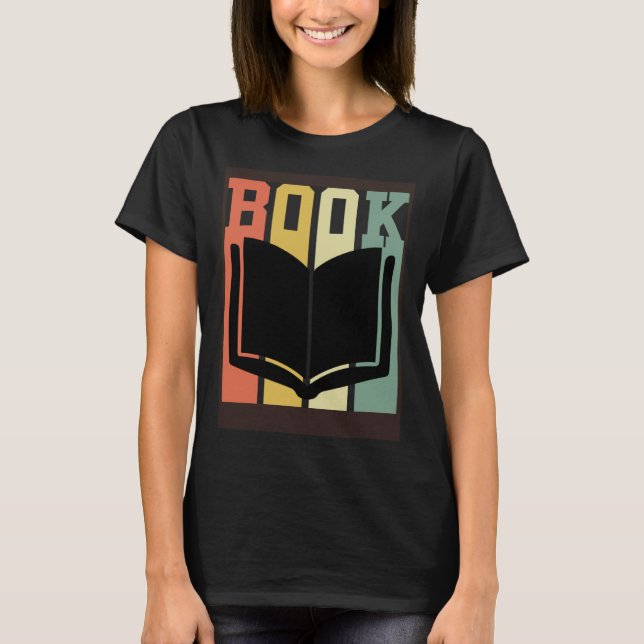 Book  Book and Books Reading pleasure Bookworm T-Shirt (Vorderseite)