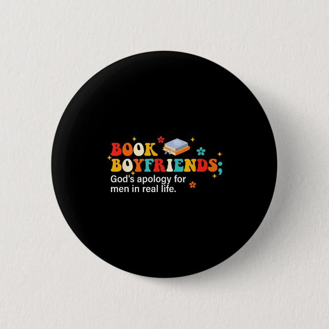 Book Boyfriends Definition Design  Button (Vorderseite)