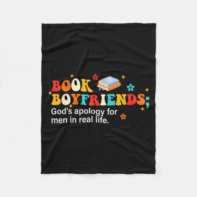 Book Boyfriends Definition Design  Fleecedecke (Vorderseite)