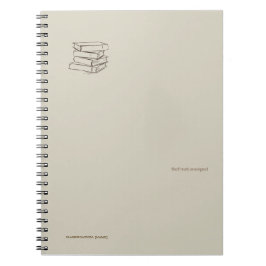 Book Bundle- Forgotten Archive- Minimal Notebook  Notizblock