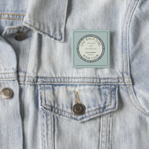 Book Club Blue Individuelles Abzeichen Button