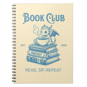 Book Club Fantasy Dragon Lovers Notizblock