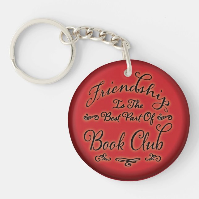 Book Club Freundschaft Key RIng Schlüsselanhänger (Vorderseite)