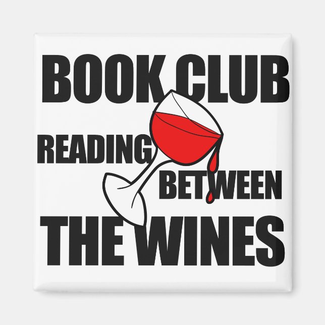 BOOK CLUB Lesen zwischen den Weinen Magnet (Vorne)