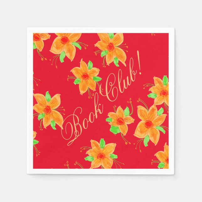 Book Club Luncheon Napkins Serviette (Vorderseite)