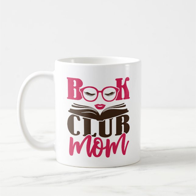 Book Club Mom Kaffeetasse (Links)