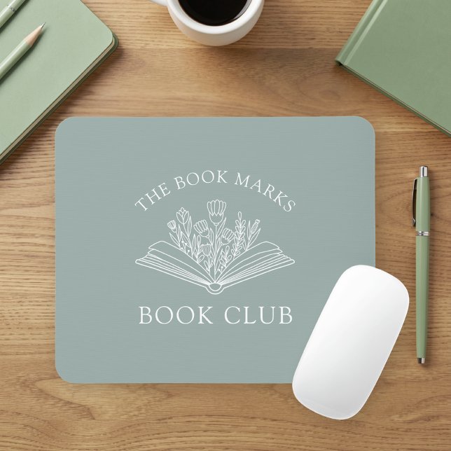 Book Club Name Members Personalized Gift Mousepad (Von Creator hochgeladen)