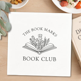 Book Club Name Personalized Party Serviette