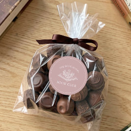 Book Club Name Personalized Runder Aufkleber