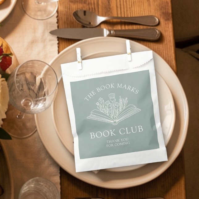 Book Club Name Personalized Thank You Geschenktütchen (Von Creator hochgeladen)