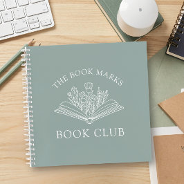 Book Club Personalized Name Gift Spiral Notebook Notizbuch