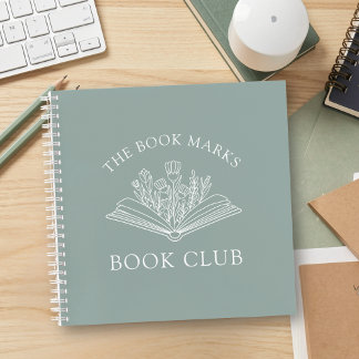 Book Club Personalized Name Gift Spiral Notebook Notizbuch