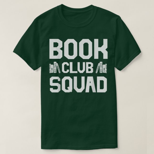 Book Club Squad Leseliebhaber 80 T-Shirt (Design vorne)