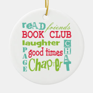 Book Club Subway Design by ArtinspiSpione Keramik Ornament