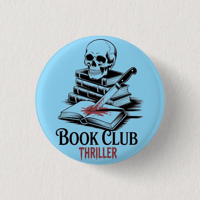 Book Club Thriller Button (Vorderseite)