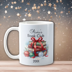 Book Club Weihnachten Personalisiert Kaffeetasse