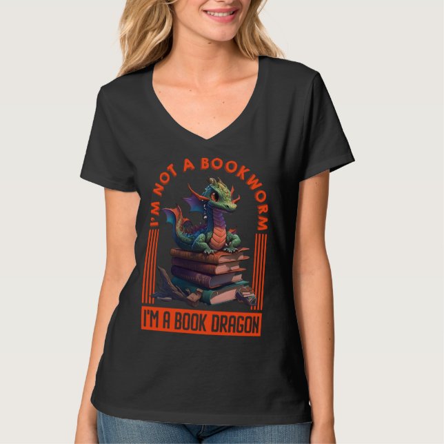Book Dragon book  Dragon fans Book love Dragon  1 T-Shirt (Vorderseite)