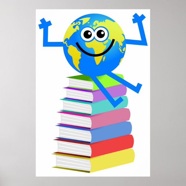 Book Globe Poster (Vorne)