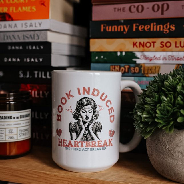 Book Induced Heartbreak Tasse (Von Creator hochgeladen)