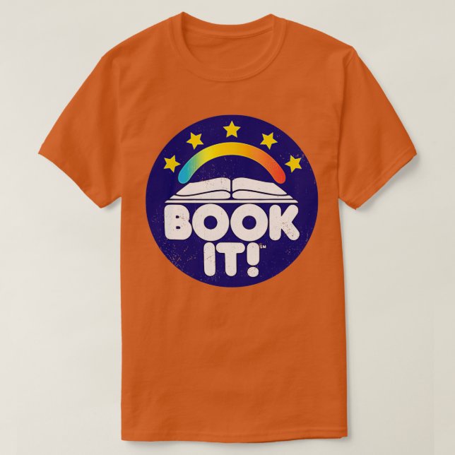 Book It Pizza Hut Programm inspiriert Not vint T-Shirt (Design vorne)