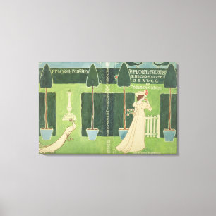 Book Jacket Design "A Floral Fantasy in a Old Leinwanddruck