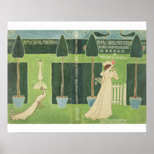 Book Jacket Design "A Floral Fantasy in a Old Poster