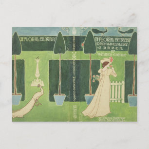 Book Jacket Design "A Floral Fantasy in a Old Postkarte
