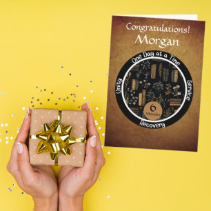 Book Lover - Custom Sobriety Gift Karte