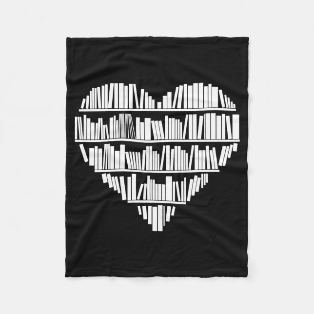 Book Lover Fleecedecke (Vorderseite)
