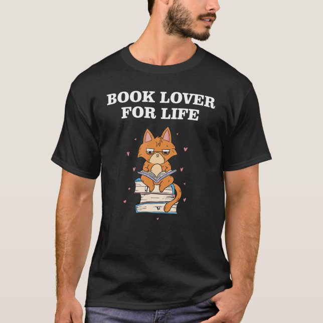 Book Lover for Life_1 T-Shirt (Vorderseite)
