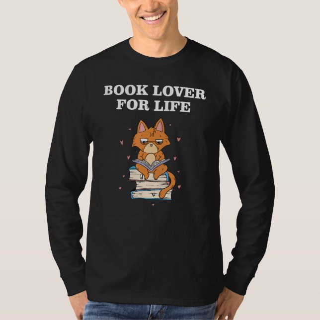 Book Lover for Life_1 T-Shirt (Vorderseite)