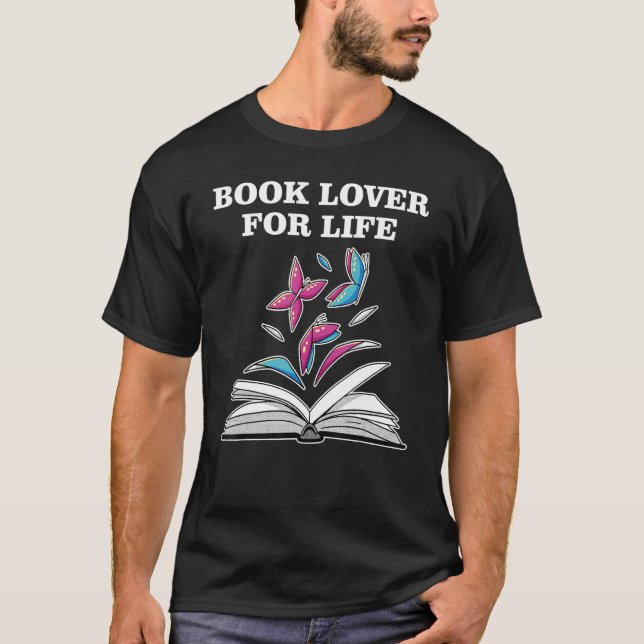 Book Lover for Life_2 T-Shirt (Vorderseite)