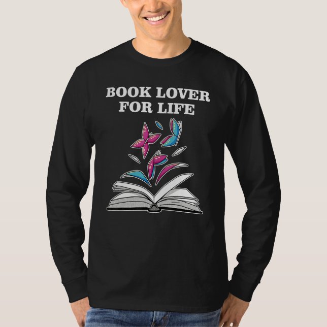 Book Lover for Life_2 T-Shirt (Vorderseite)