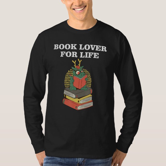 Book Lover for Life_5 T-Shirt (Vorderseite)