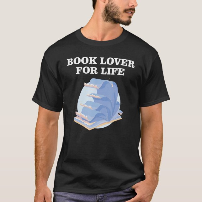 Book Lover for Life_8 T-Shirt (Vorderseite)