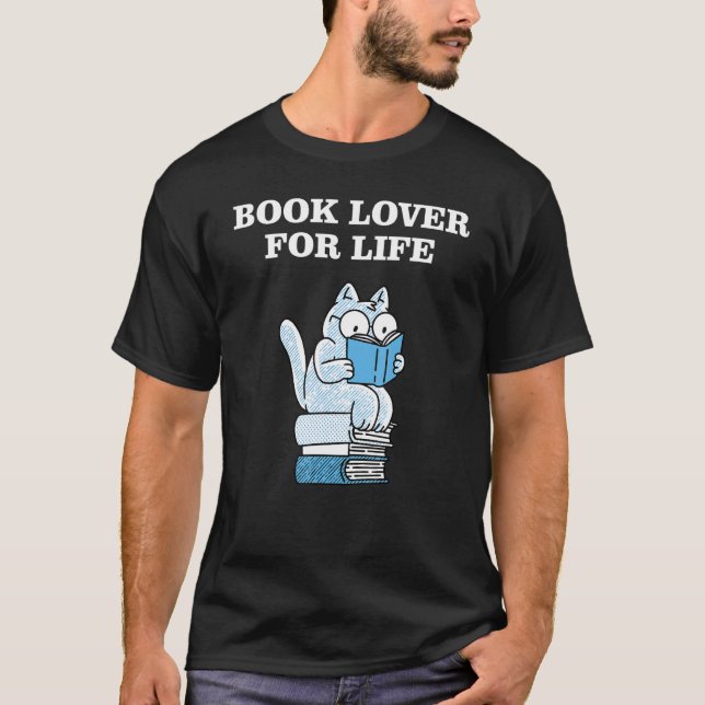 Book Lover for Life_9 T-Shirt (Vorderseite)