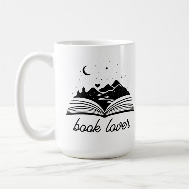 Book Lover  Kaffeetasse (Links)